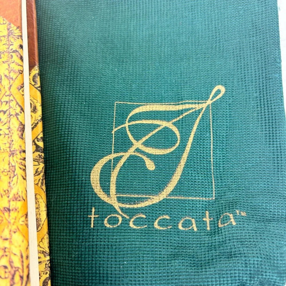 Toccata handcrafted Italian Collection leather bound blank memory/journal book